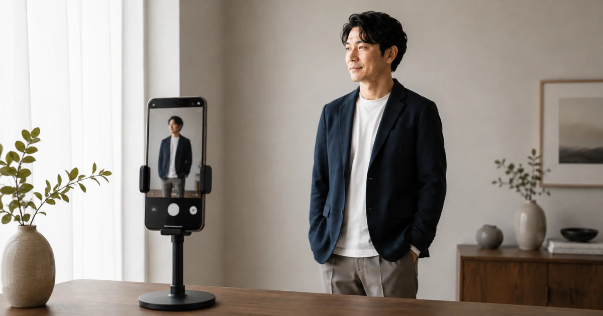 スマホ撮影の基本設定を説明するイメージ