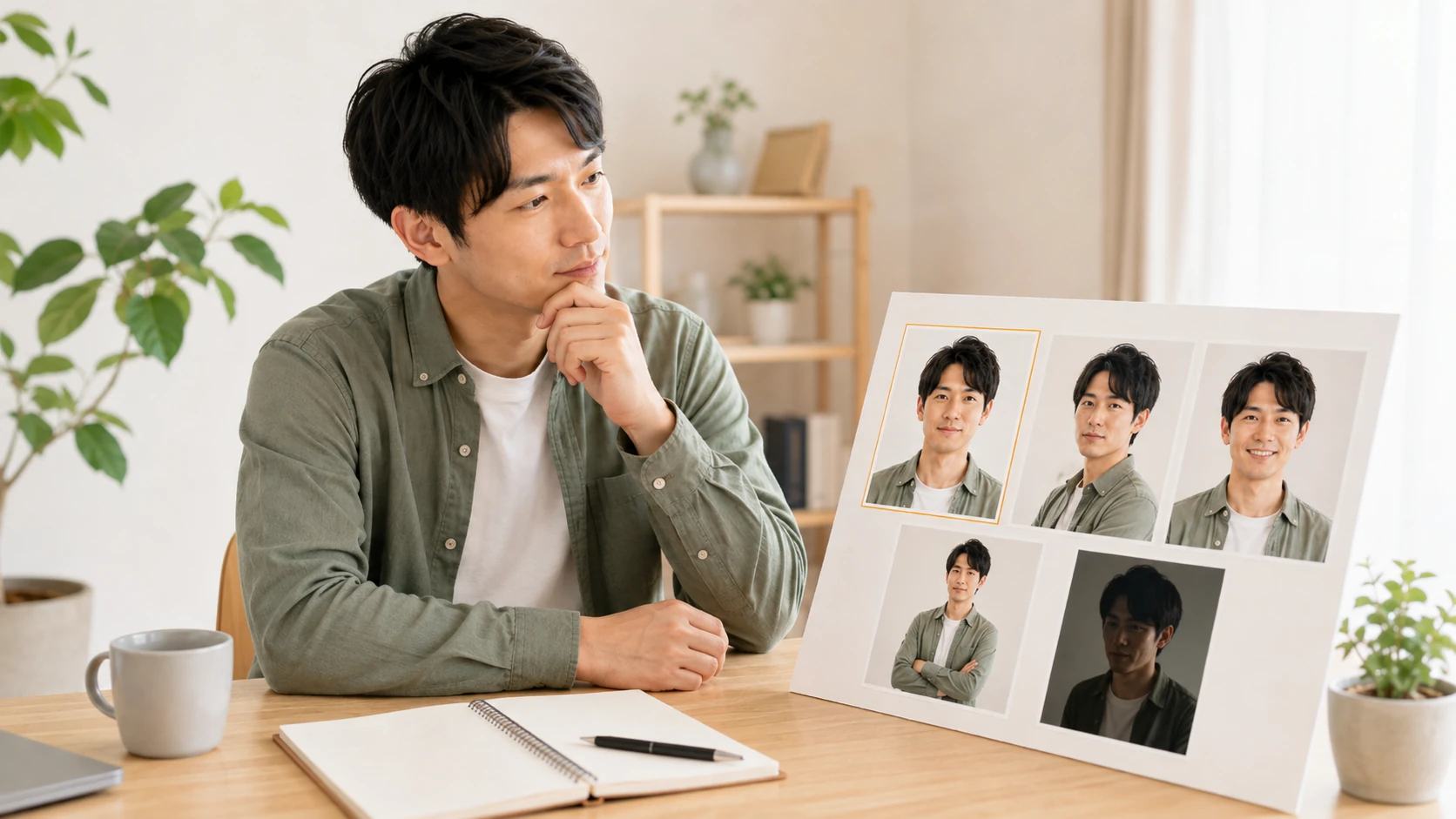 明るい元写真と、逆光、加工、集合写真、スクリーンショットの比較